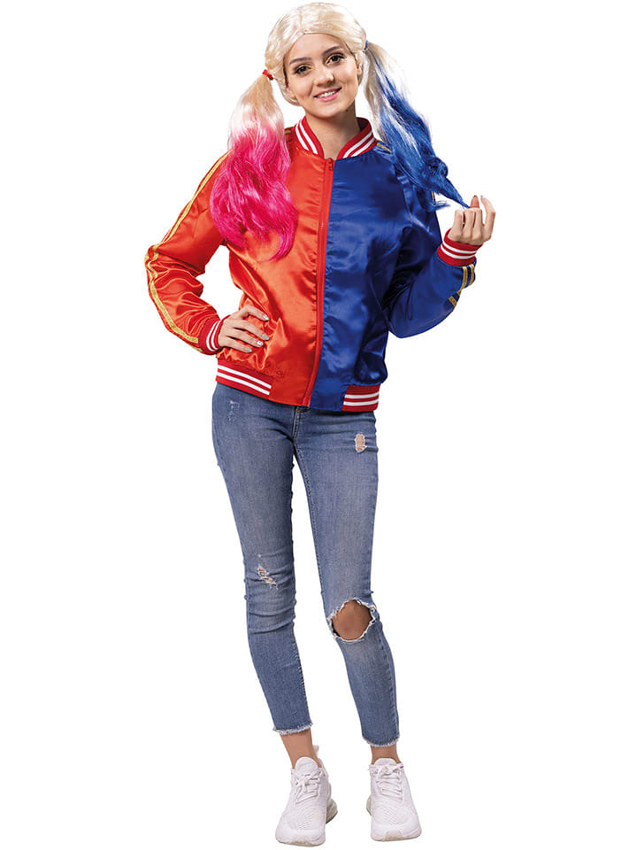 Party x People Kurtka kostiumowa "Harley Queen" w kolorze jasnoróżowo-niebieskim rozmiar: 34/36