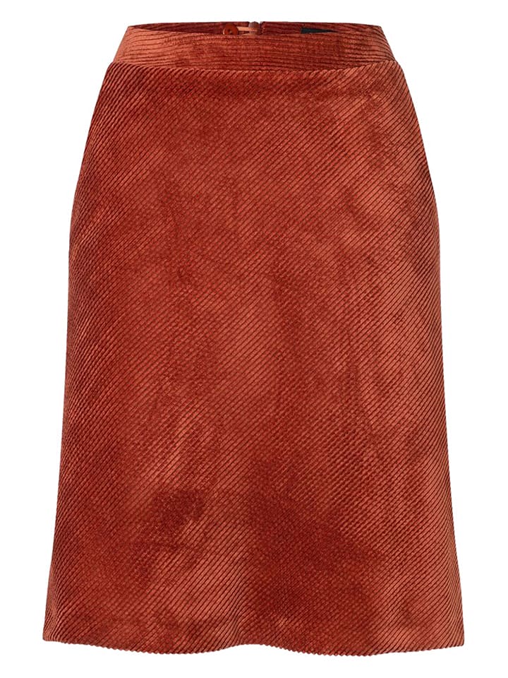 More & More Spódnica sztruksowa w kolorze jasnobrązowym rozmiar: 42