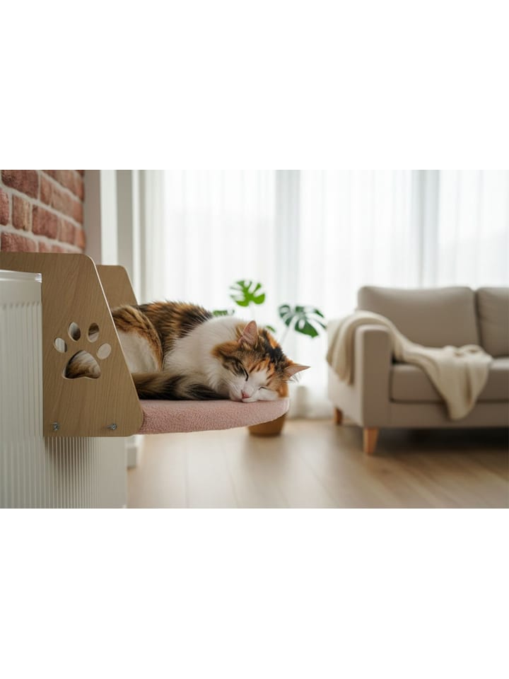 Paws&Whiskers Legowisko "Riana" w kolorze jasnoróżowym dla kota rozmiar: onesize