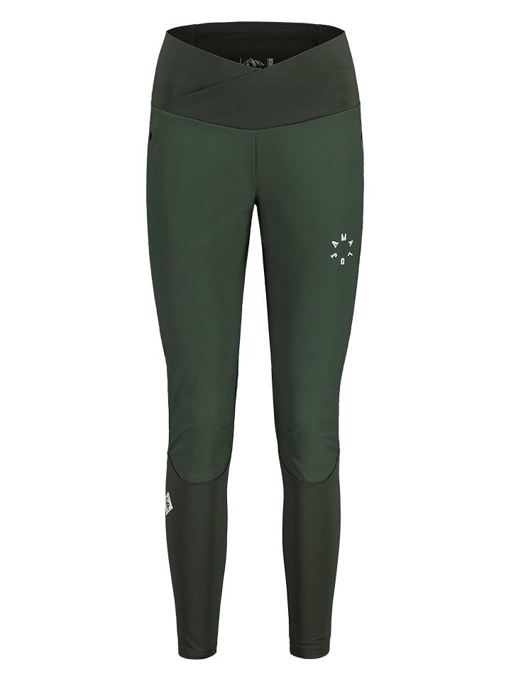 Maloja Legginsy funkcyjne "ArayaM" w kolorze zielonym rozmiar: M