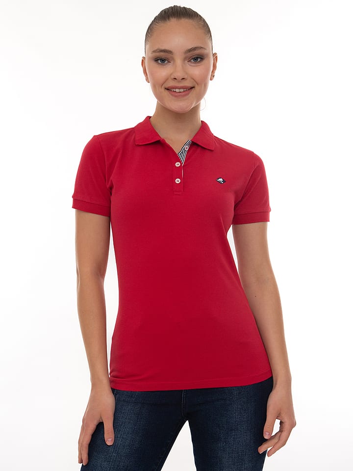 SIR RAYMOND TAILOR Koszulka polo "Angie" w kolorze czerwonym rozmiar: L