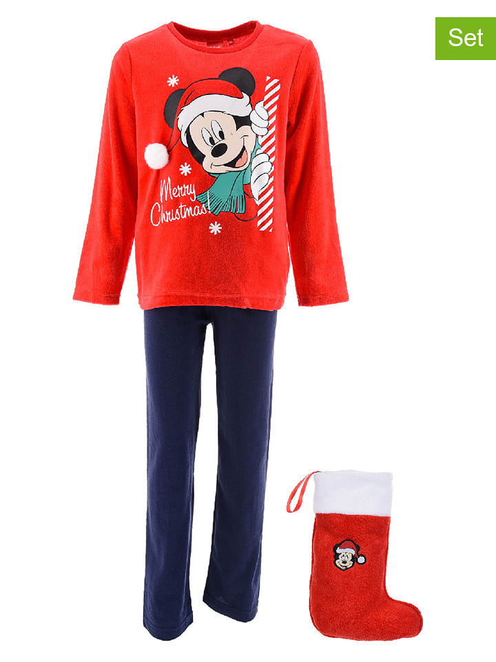 Disney Mickey Mouse 2-częściowy zestaw "Myszka Miki" w kolorze granatowo-czerwonym rozmiar: 98