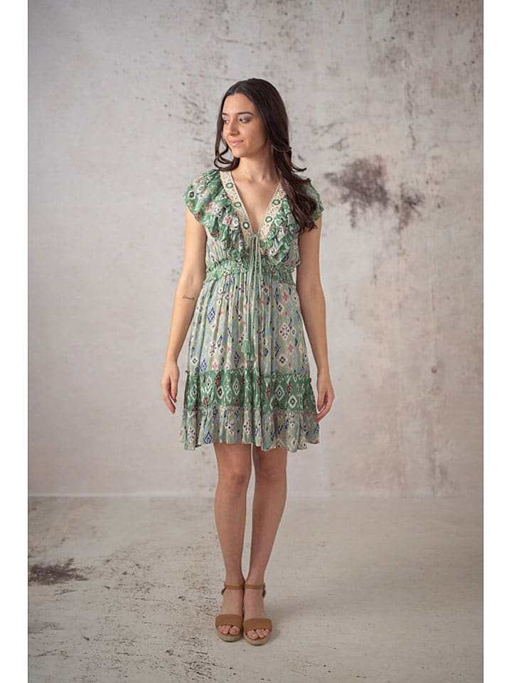 Lula Natura Sukienka w kolorze khaki rozmiar: onesize