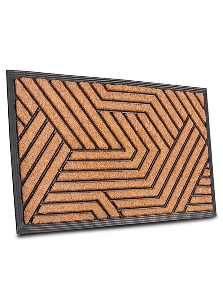 Hanse Home Wycieraczka w kolorze jasnobrązowym z włókna kokosowego rozmiar: 45x75 cm