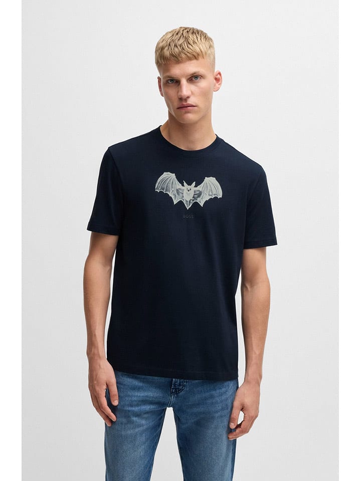 BOSS Orange Koszulka w kolorze granatowym rozmiar: 3XL