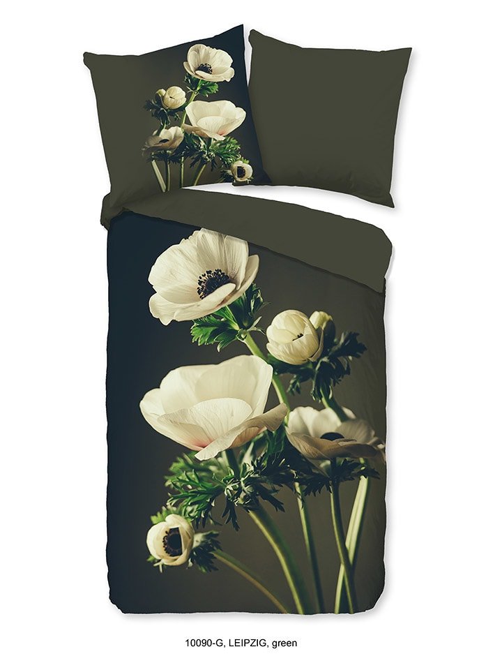 Good Morning Komplet pościeli "Leipzig" w kolorze khaki rozmiar: 155x220 cm