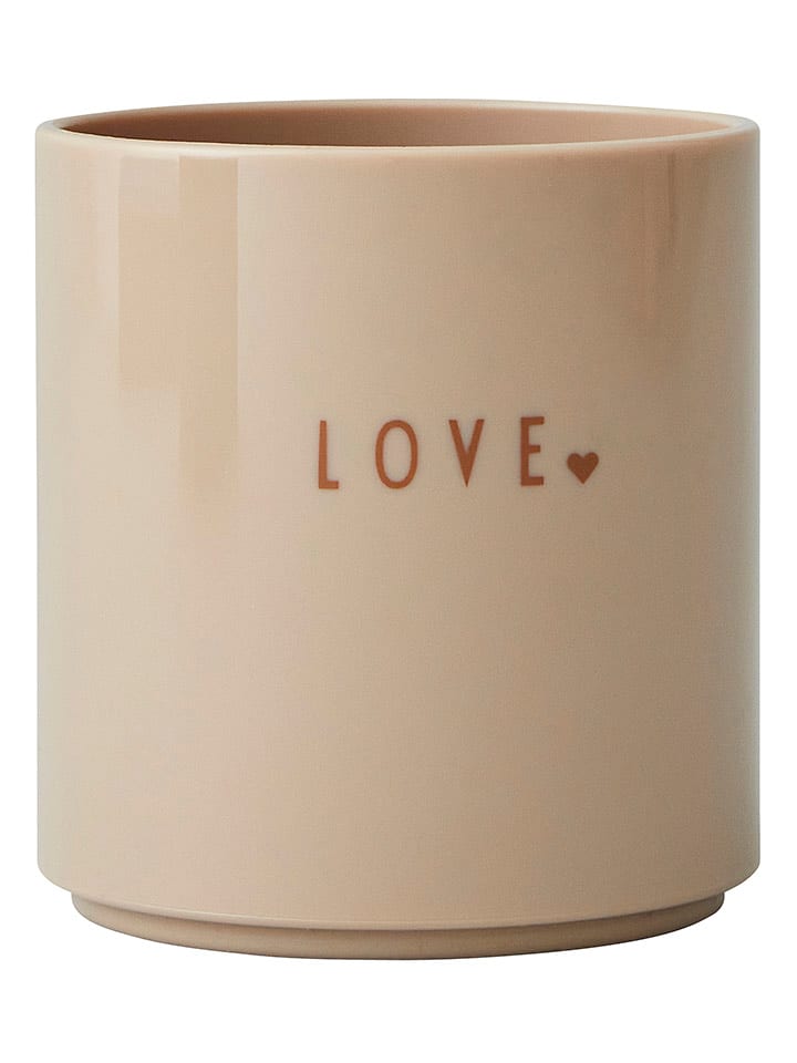 Design Letters Kubek "Mini Favourite" w kolorze beżowym - 220 ml rozmiar: onesize
