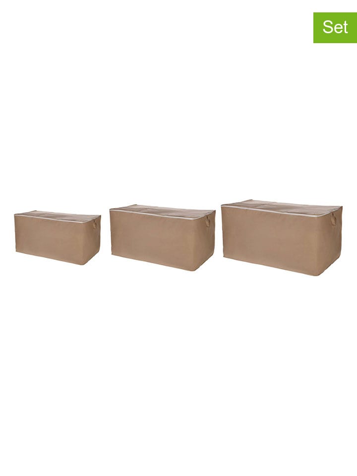 Elizabed Pudełka (3 szt.) w kolorze jasnobrązowym rozmiar: onesize