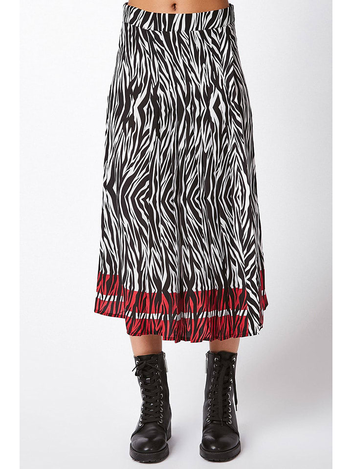 Milan Kiss Spódnica w kolorze czarno-białym rozmiar: L