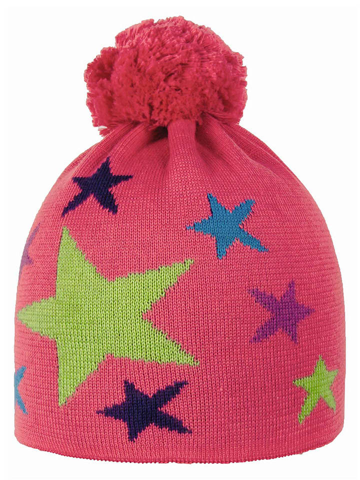 Döll Czapka w kolorze różowym ze wzorem rozmiar: 51 cm