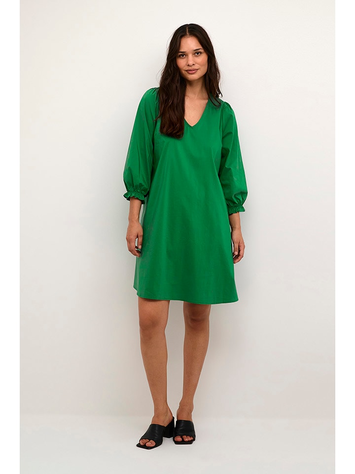 CULTURE Sukienka w kolorze zielonym rozmiar: L