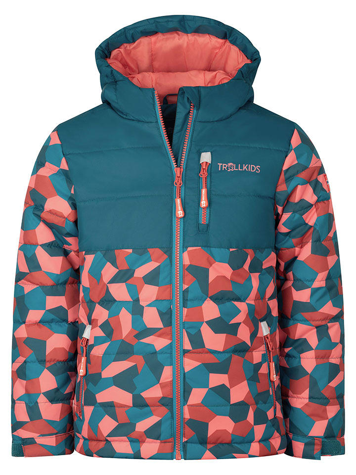 Trollkids Kurtka narciarska "Hemsedal" w kolorze turkusowym rozmiar: 92
