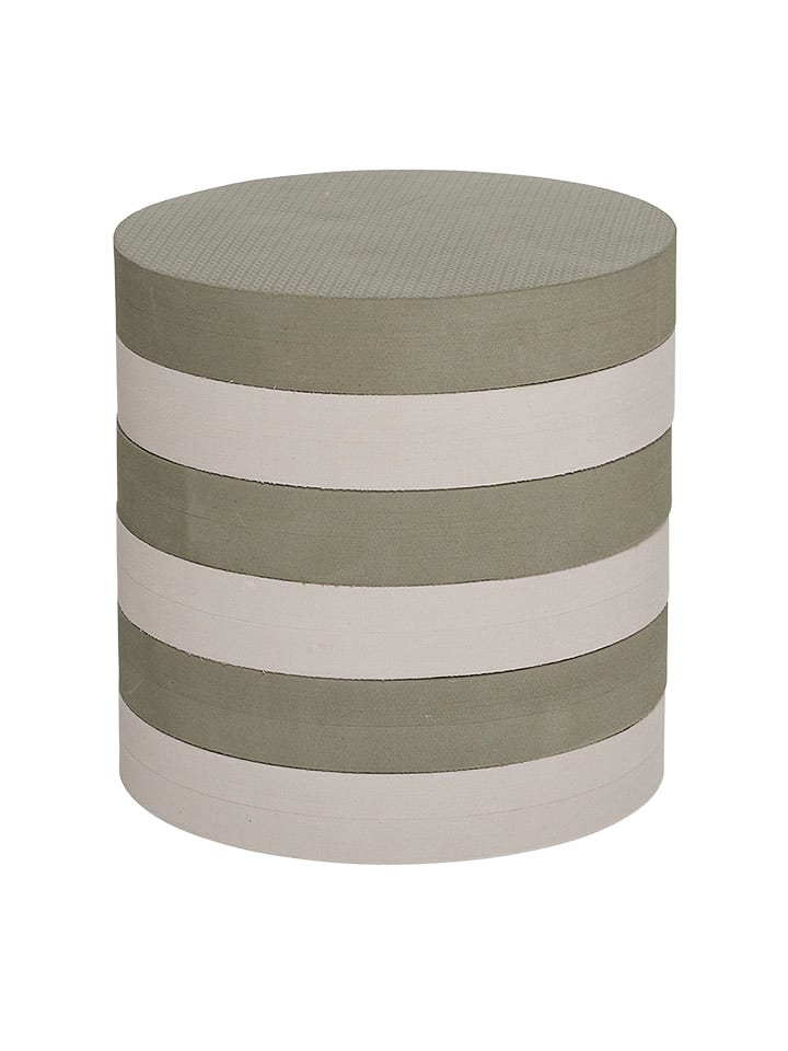 OYOY mini Stolik "Iro" w kolorze turkusowo-białym - wys. 28 x Ø 28 cm rozmiar: onesize