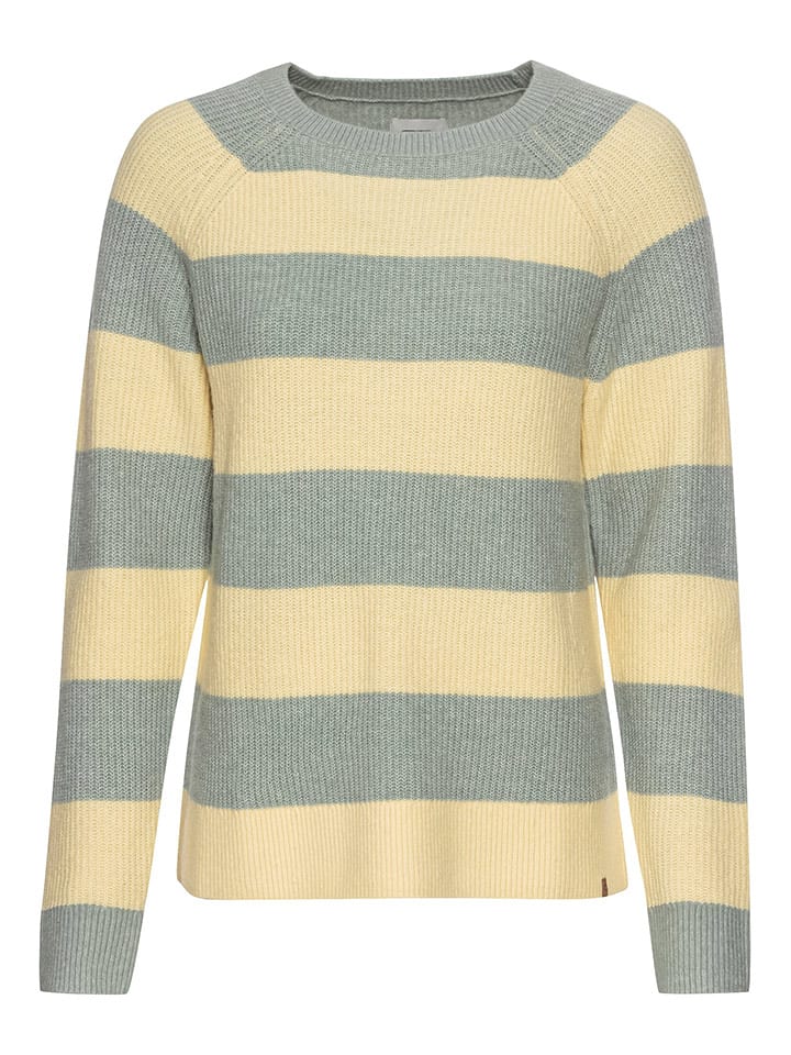 Camel Active Sweter w kolorze błękitno-żółtym rozmiar: XL