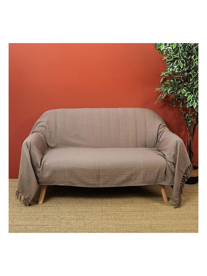 Ethnical Life Narzuta w kolorze szarobrązowym - 250 x 170 cm rozmiar: onesize