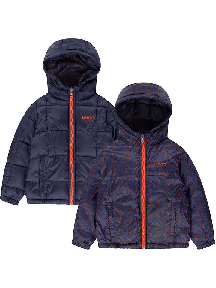 Levi's Kids Dwustronna kurtka przejściowa w kolorze granatowym rozmiar: 140