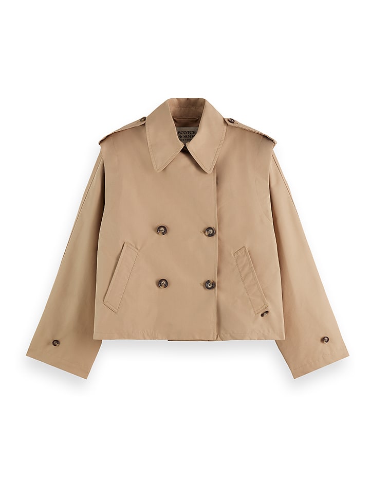 Scotch & Soda Kurtka przejściowa w kolorze beżowym rozmiar: XL