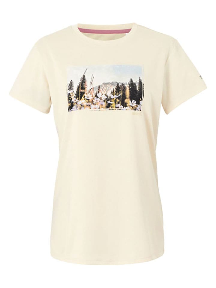 Regatta Koszulka "Fingal IX" w kolorze kremowym do biegania rozmiar: 42