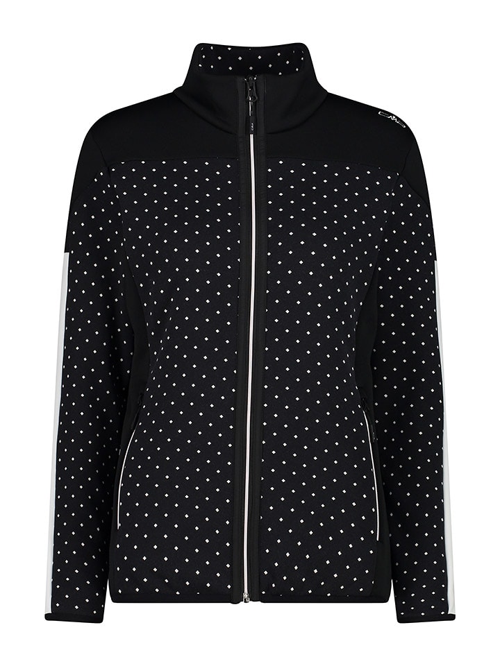 CMP Kurtka polarowa w kolorze czarno-białym rozmiar: 42