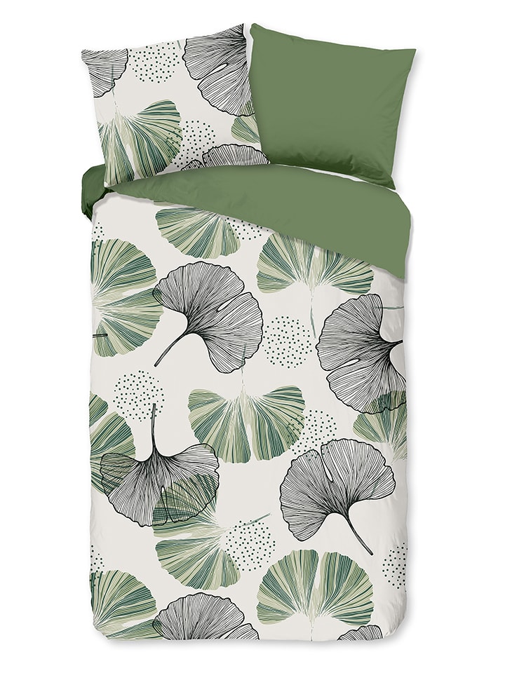 Good Morning Komplet pościeli "Gigi" w kolorze zielonym rozmiar: 200x220 cm