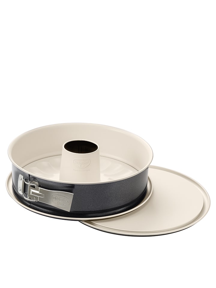 Dr. Oetker Tortownica "Bake Trend" w kolorze antracytowo-białym - Ø 28 cm rozmiar: onesize