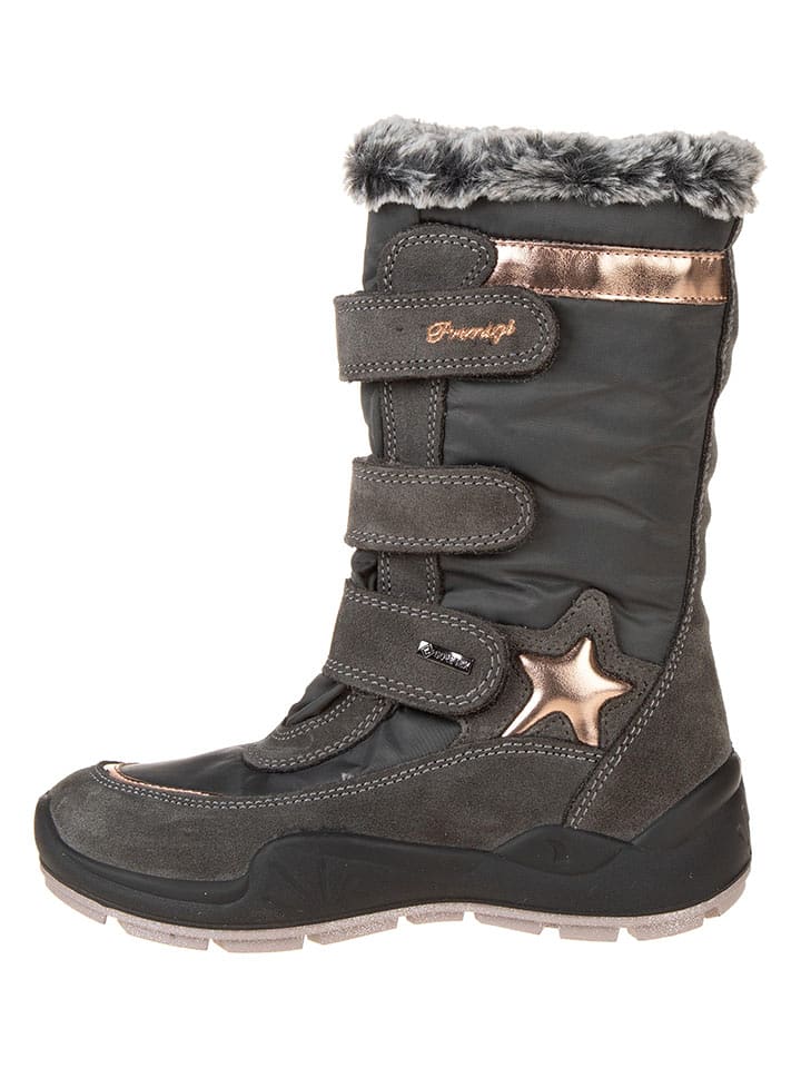 Primigi Skórzane kozaki zimowe "Winger" w kolorze brązowym rozmiar: 25