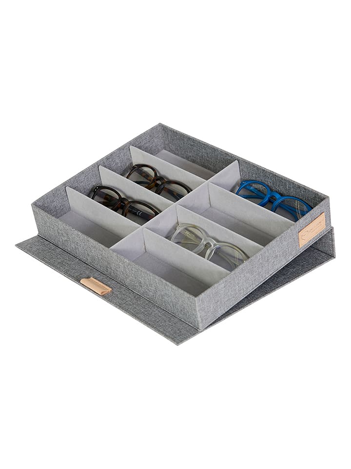 STORE IT Pudełko "Premium" w kolorze szarym na okulary - 32 x 5,5 x 25 cm rozmiar: onesize