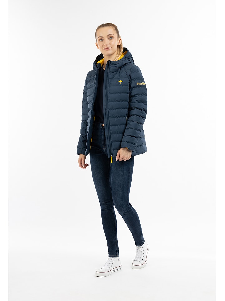 Schmuddelwedda Kurtka pikowana w kolorze granatowym rozmiar: L