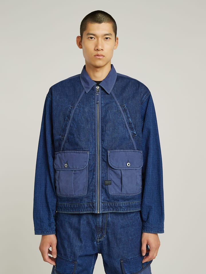 G-Star Kurtka dżinsowa w kolorze granatowym rozmiar: L