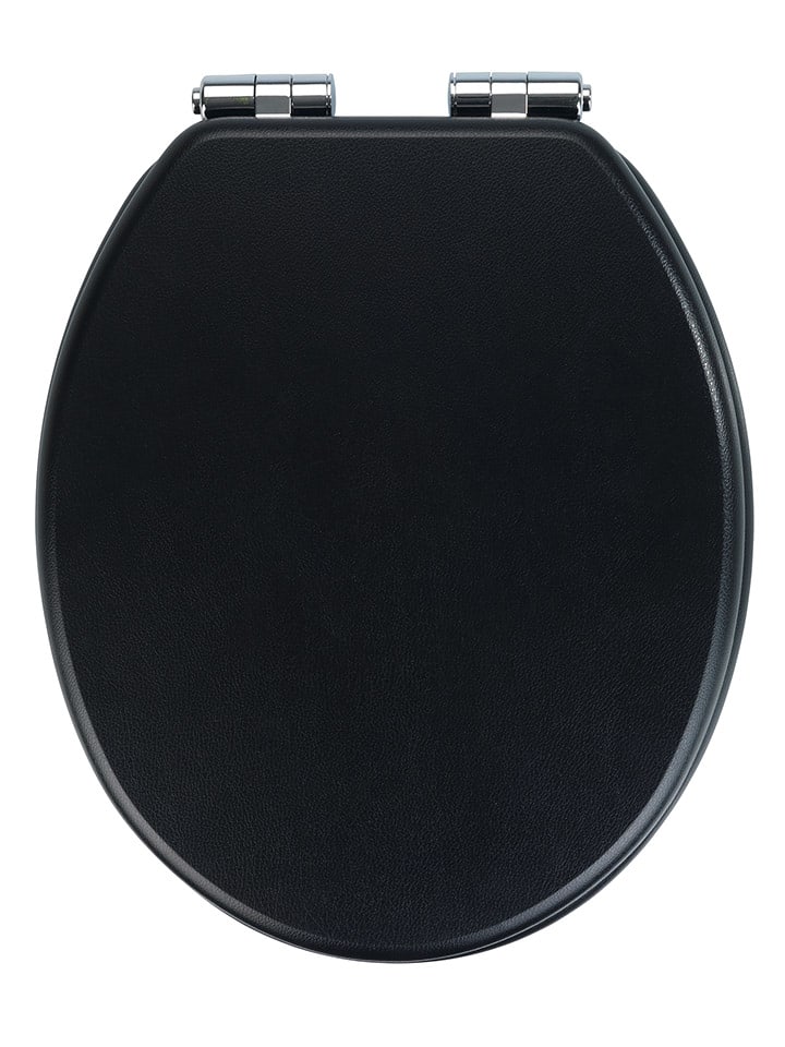 Wenko Automatyczna deska WC "Cuero" w kolorze czarnym rozmiar: onesize