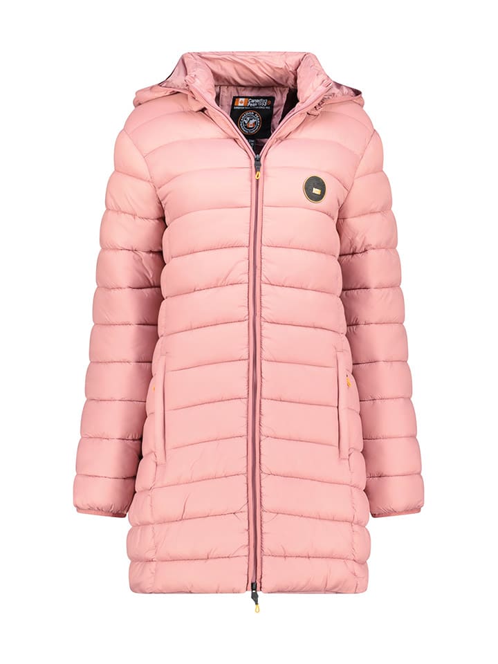 Canadian Peak Płaszcz pikowany "Atikamapeak" w kolorze jasnoróżowym rozmiar: XL