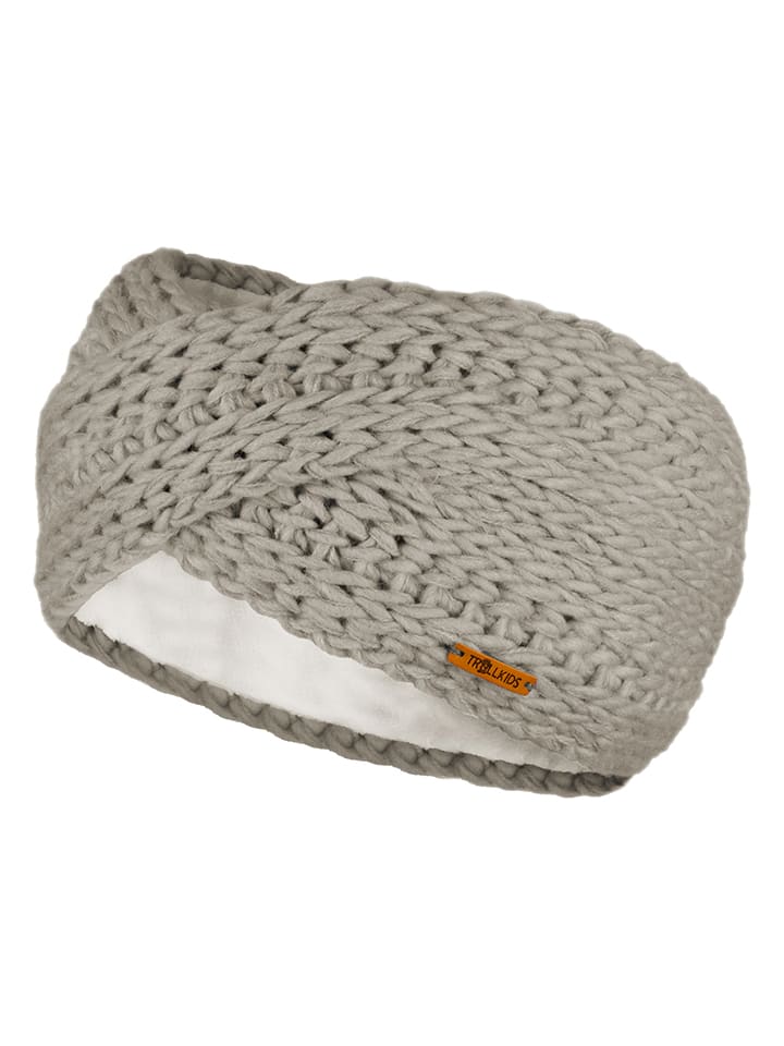 Trollkids Opaska "Winter" w kolorze szarym na czoło rozmiar: 48-52 cm