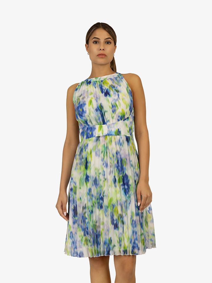 APART Sukienka plisowana w kolorze niebiesko-zielonym rozmiar: 38