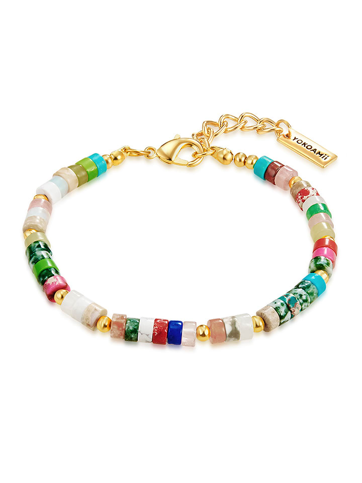 Yokoamii Pozłacana bransoletka z elementami ozdobnymi rozmiar: onesize