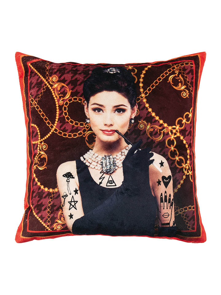 PAD Concept Poduszka "Legend" w kolorze bordowym rozmiar: 45x45 cm