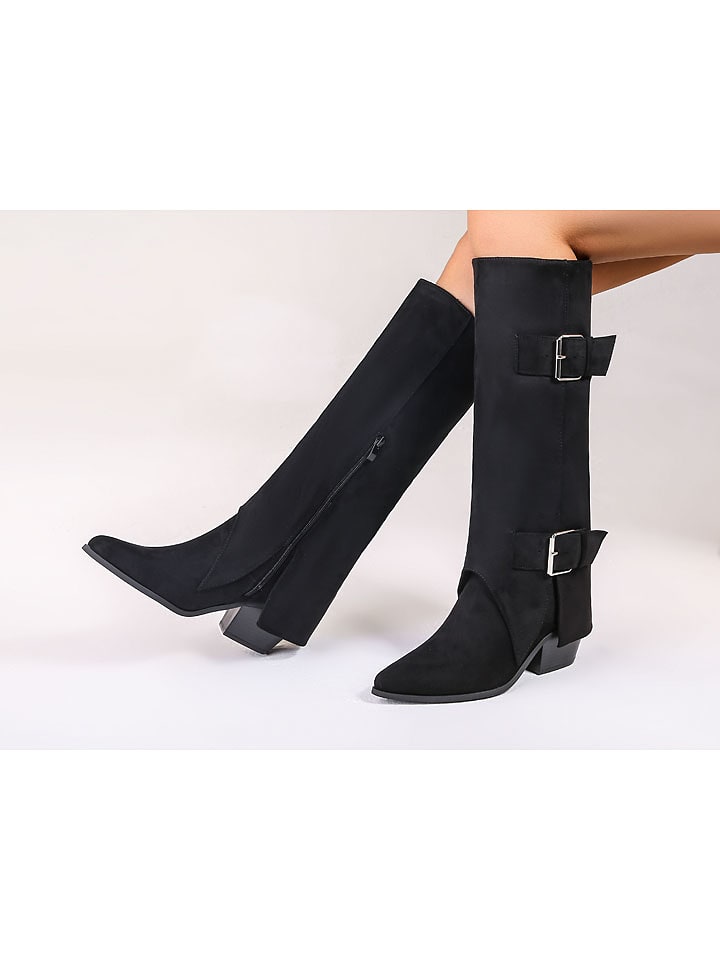 C'M Kozaki w kolorze czarnym rozmiar: 39