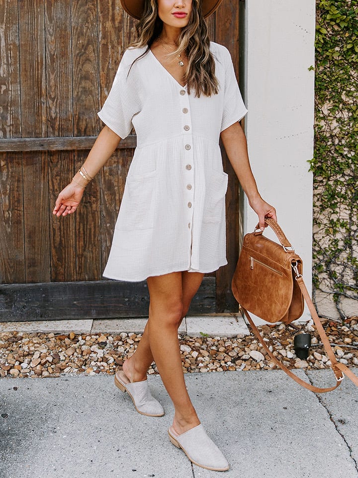 Milan Kiss Sukienka w kolorze białym rozmiar: S