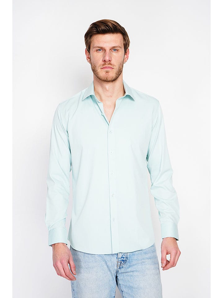 William de Faye Koszula w kolorze jasnozielonym rozmiar: 46