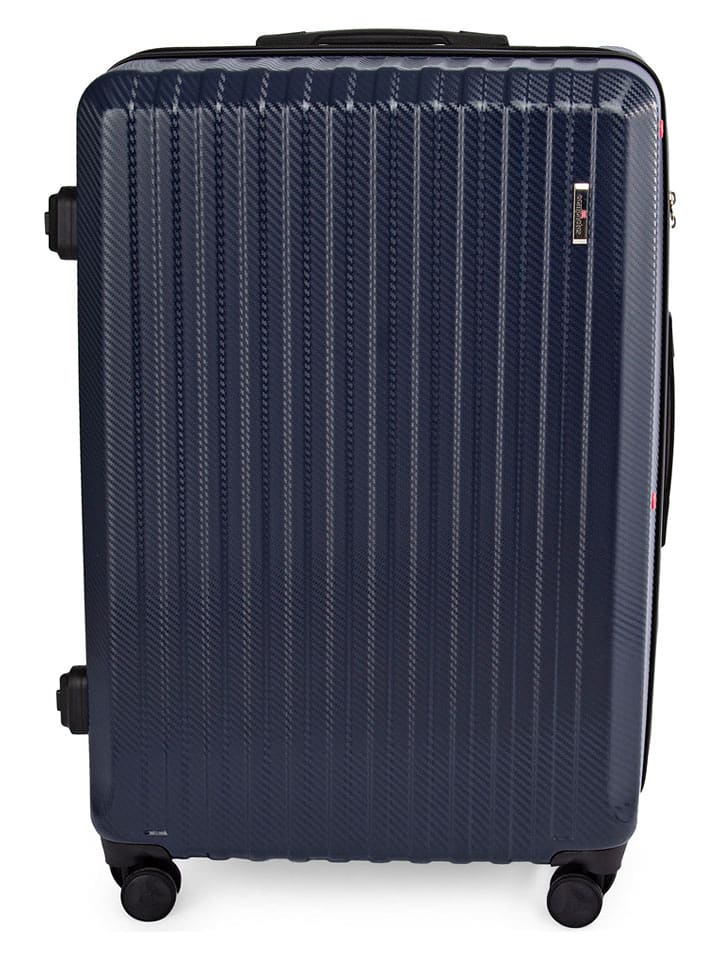 Compactor Walizka "Terra" w kolorze granatowym - 53,5 x 79 x 30 cm rozmiar: onesize