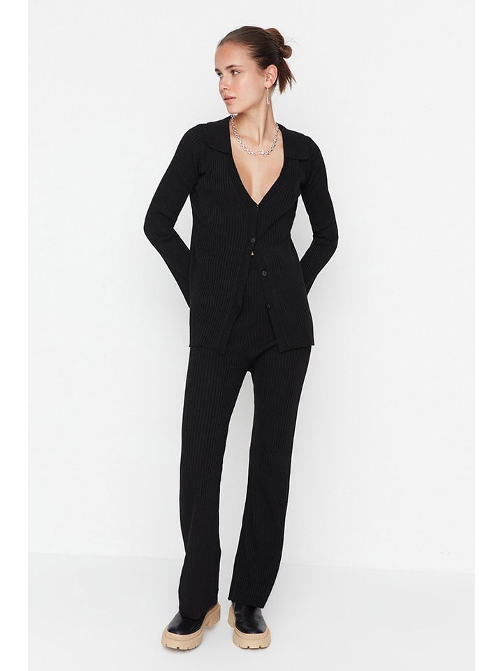 trendyol 2-częściowy zestaw w kolorze czarnym rozmiar: M