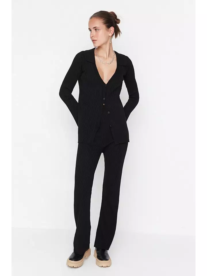 trendyol 2-częściowy zestaw w kolorze czarnym rozmiar: M