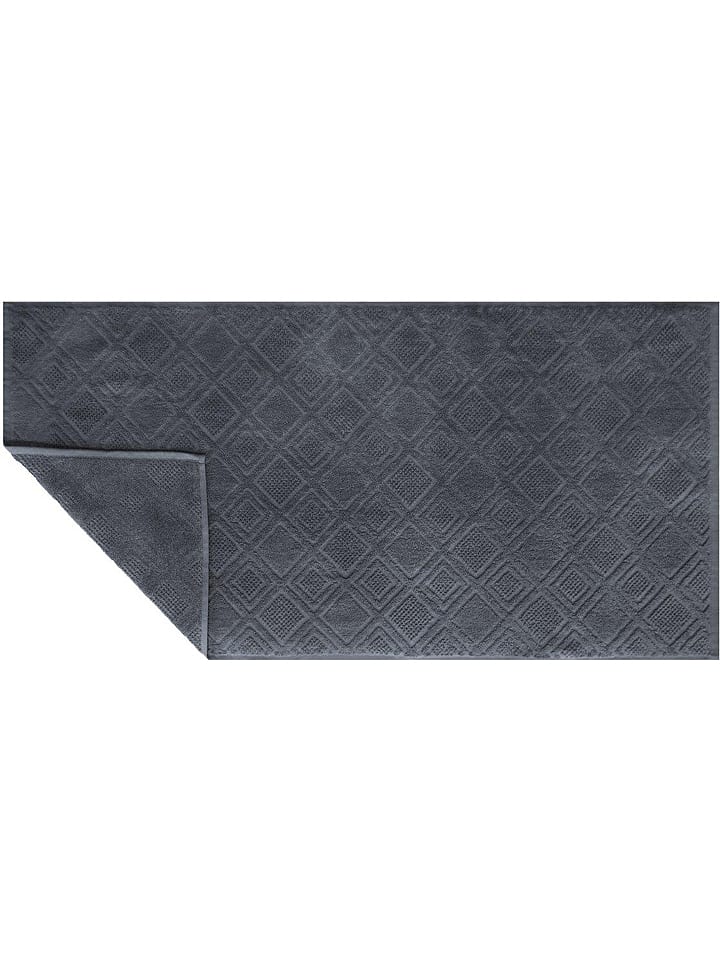 Framsohn Dywanik łazienkowy "Mosaik" w kolorze antracytowym rozmiar: 67x120 cm