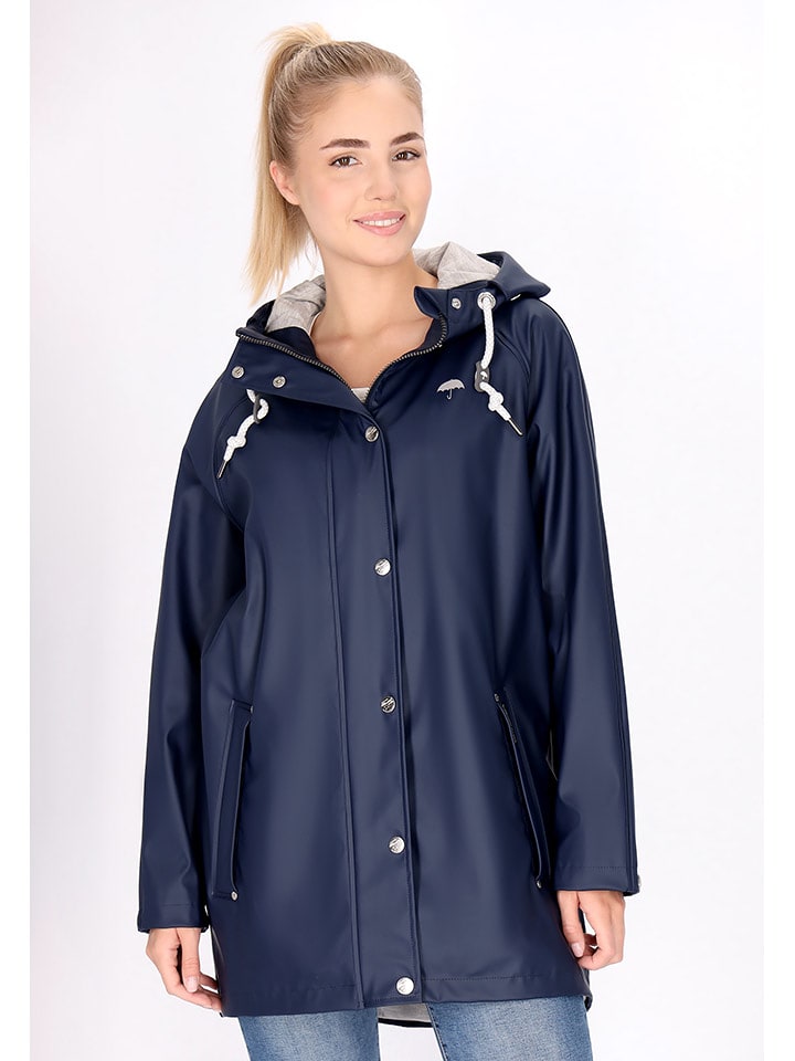 Schmuddelwedda Płaszcz przeciwdeszczowy w kolorze granatowym rozmiar: XS/S