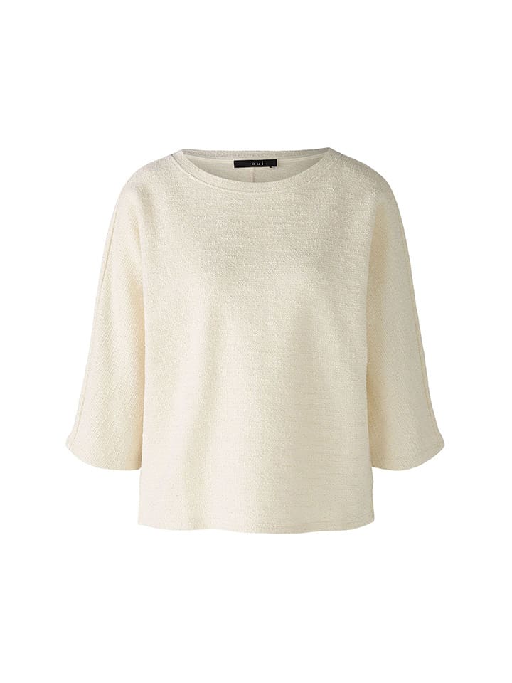 Oui Bluza w kolorze kremowym rozmiar: 38