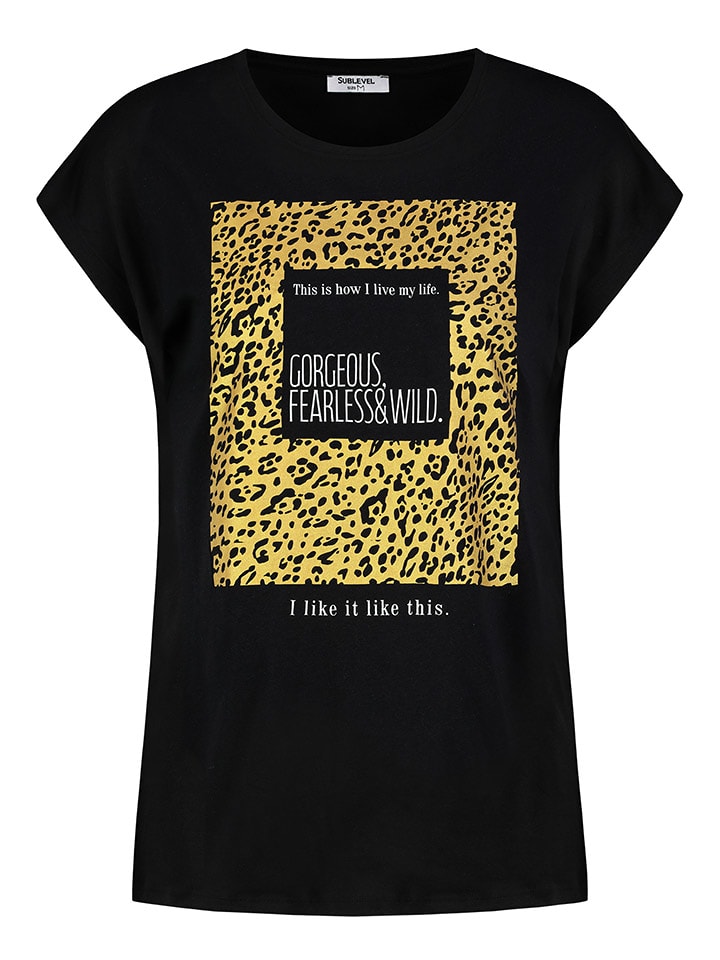 Sublevel Koszulka w kolorze czarnym rozmiar: M