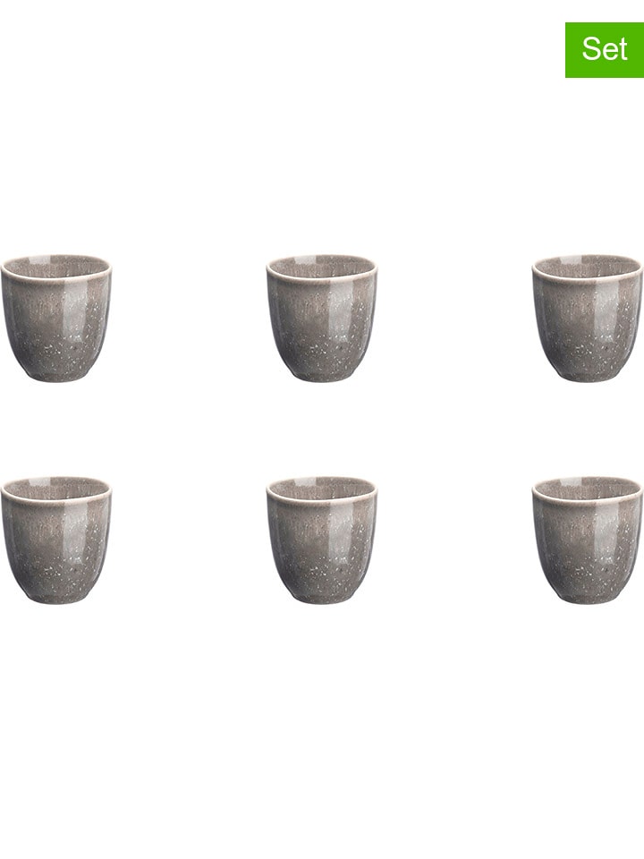 Björn Kubki (6 szt.) "Stellar" w kolorze szarobrązowym - 150 ml rozmiar: onesize