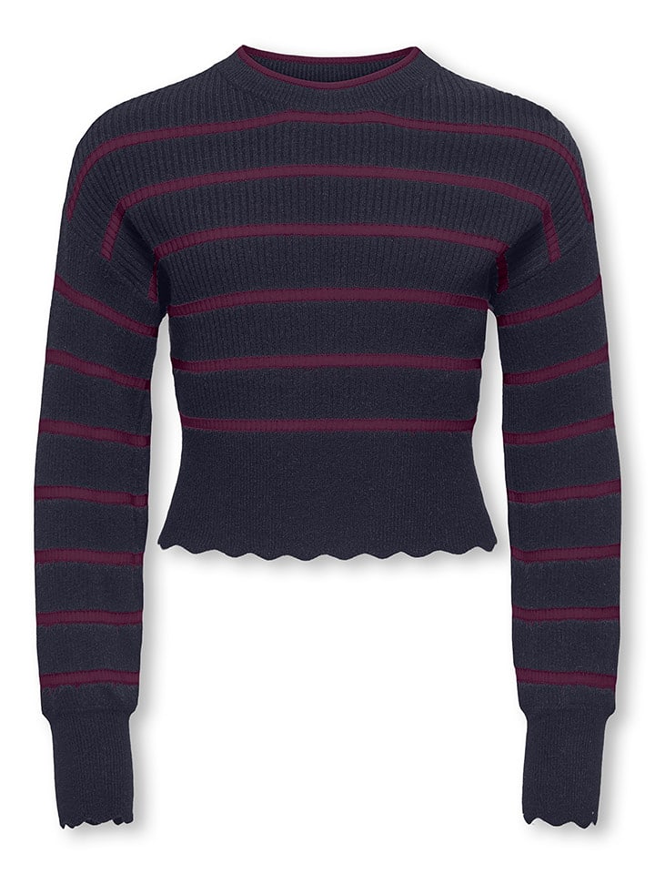 KIDS ONLY Sweter "Ibi" w kolorze granatowo-fioletowym rozmiar: 146/152