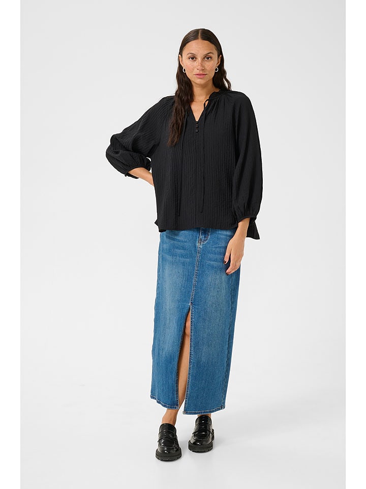 Kaffe Bluzka "Lianna" w kolorze czarnym rozmiar: 38