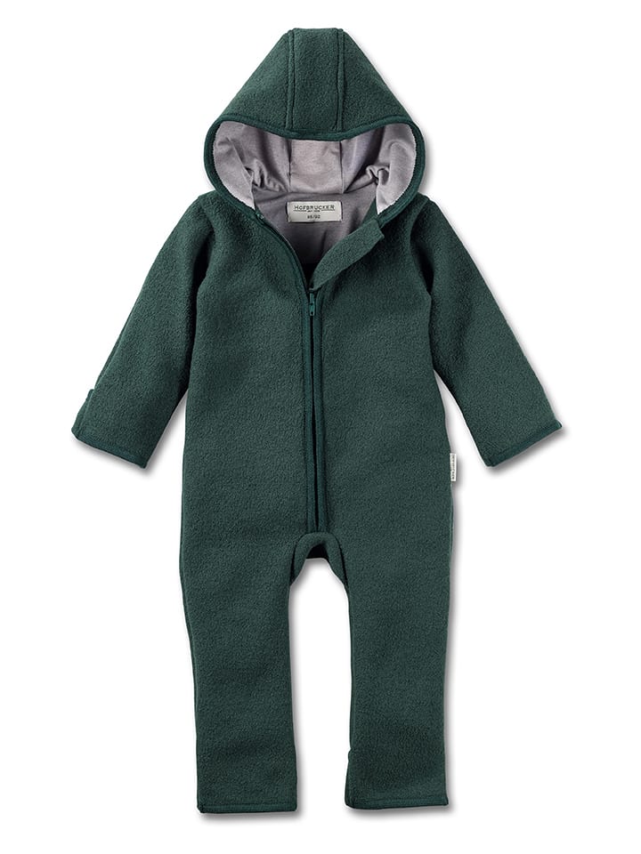 Hofbrucker Wełniany kombinezon w kolorze zielonym rozmiar: 62/68