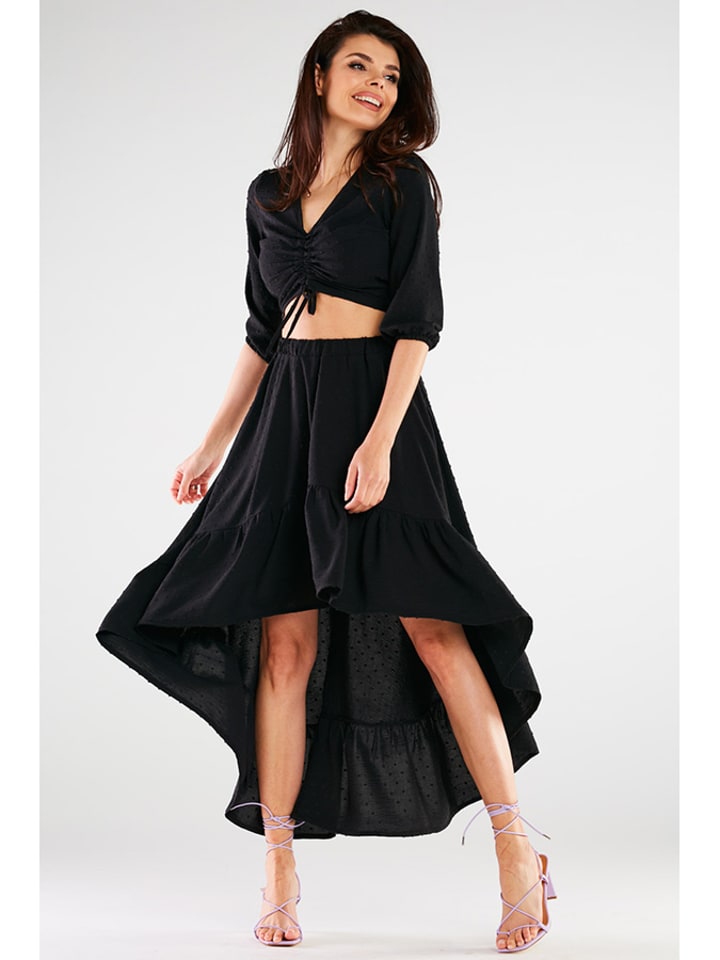 Awama Bluzka w kolorze czarnym rozmiar: XL